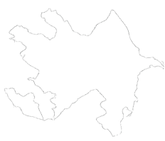 Azerbaijan digital map